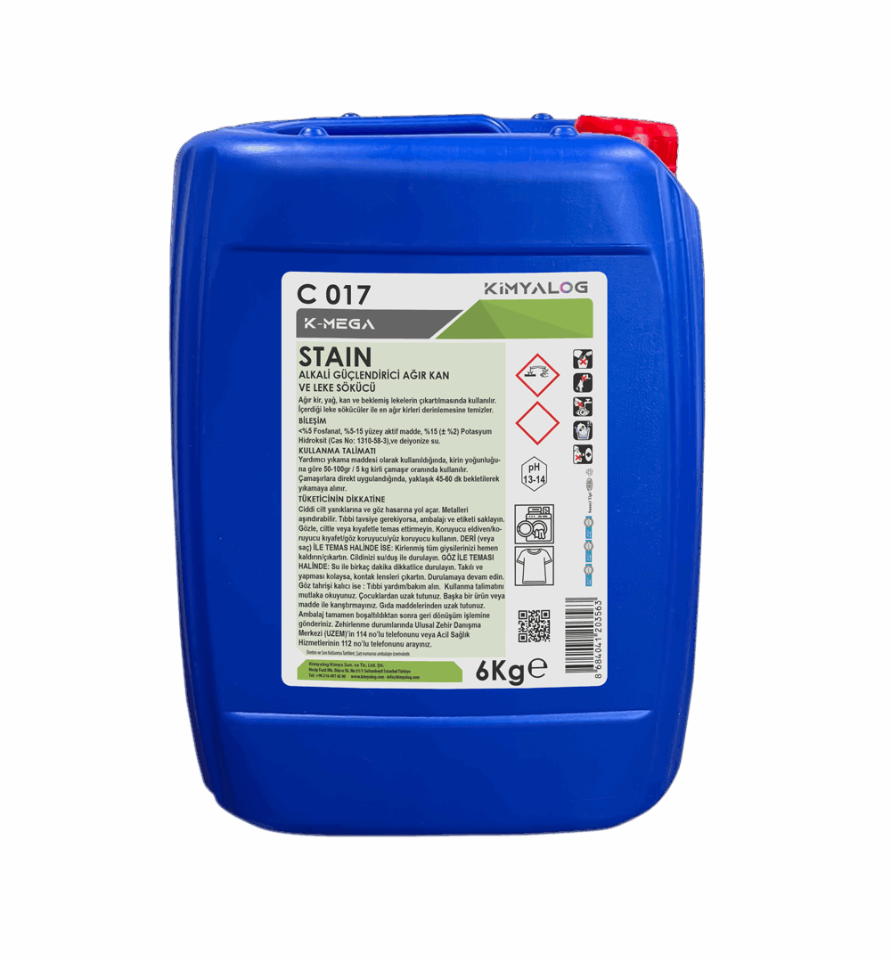 ALKALINE POWERFUL HEAVY BLOOD & STAIN REMOVER 6 KG