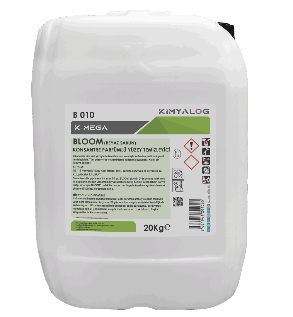 CONCENTRATED PERFUMED SURFACE CLEANER (WHITE SOAP) 20 KG