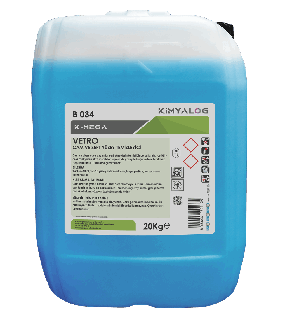 GLASS AND HARD SURFACE CLEANER 20 KG