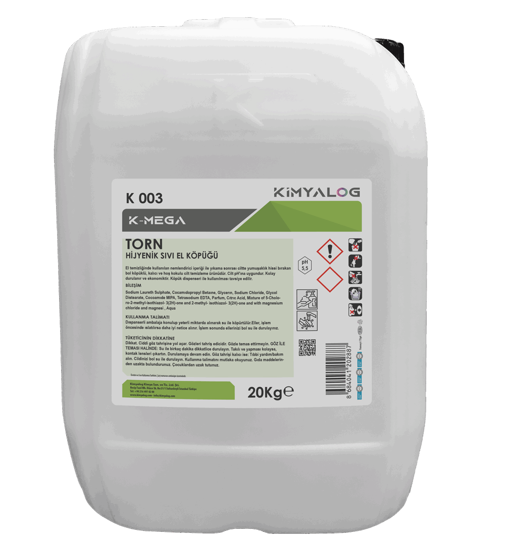 HIJYENIC LIQUID HAND FOAM 20 KG