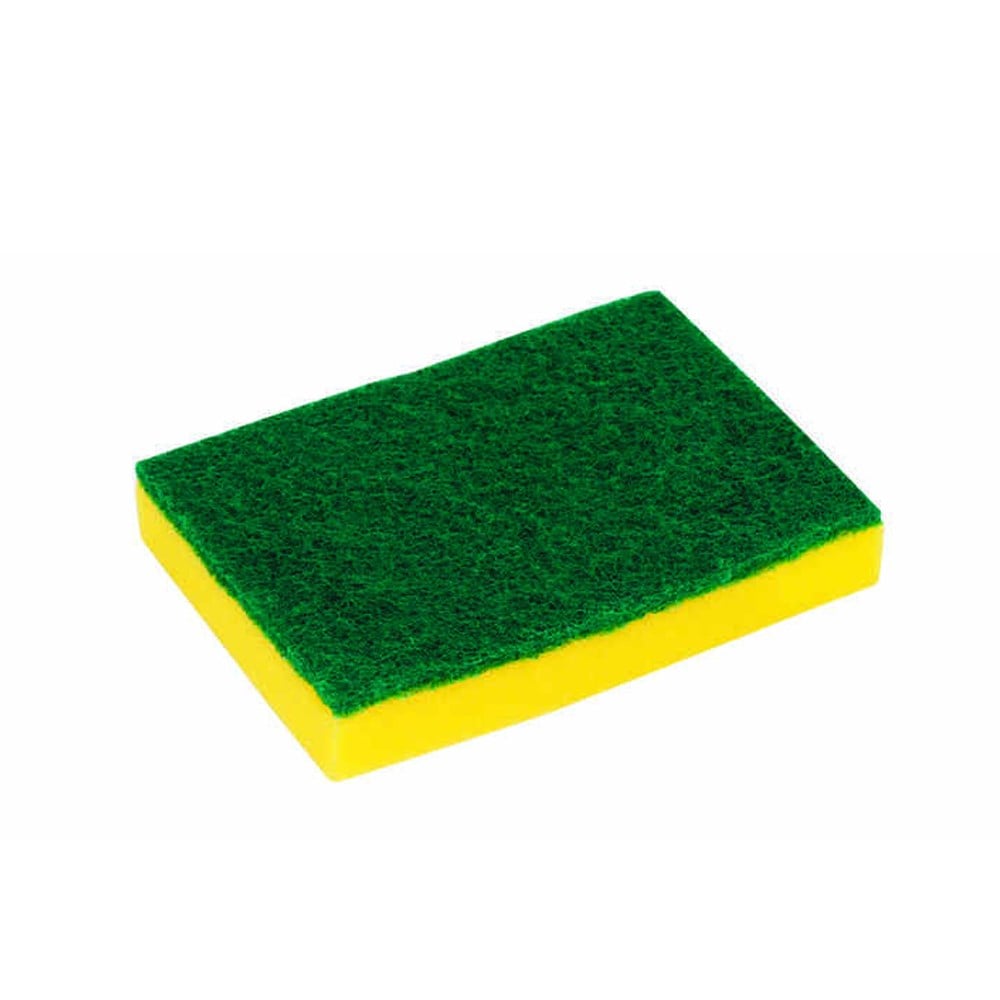 INDUSTRIAL DISH SPONGE 4-PACK GREEN