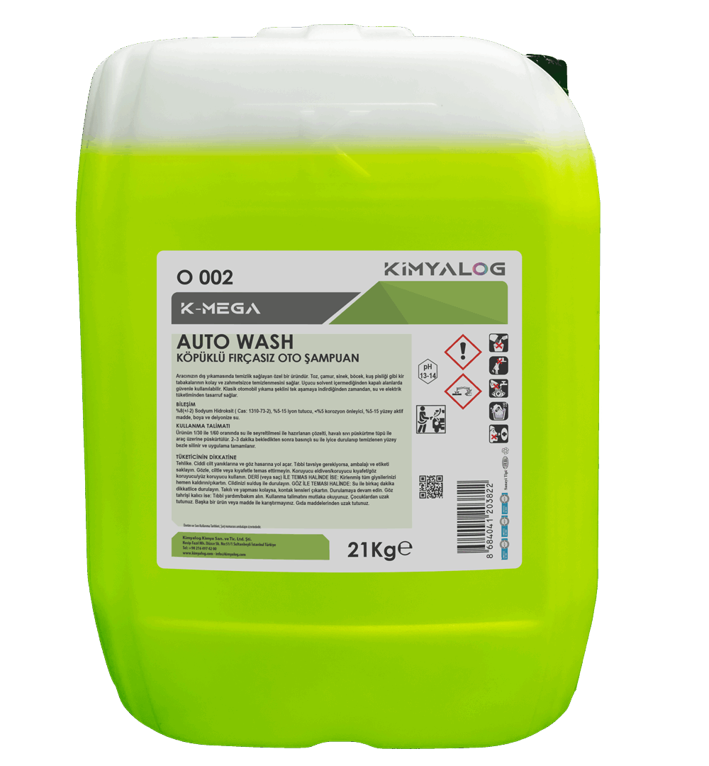 K-MEGA AUTO WASH FOAMING TOUCHLESS CAR SHAMPOO 21 KG