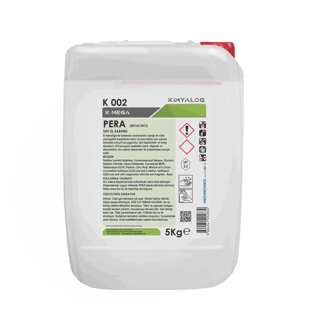 LIQUID HAND SOAP (WHITE PEARL) 5 KG