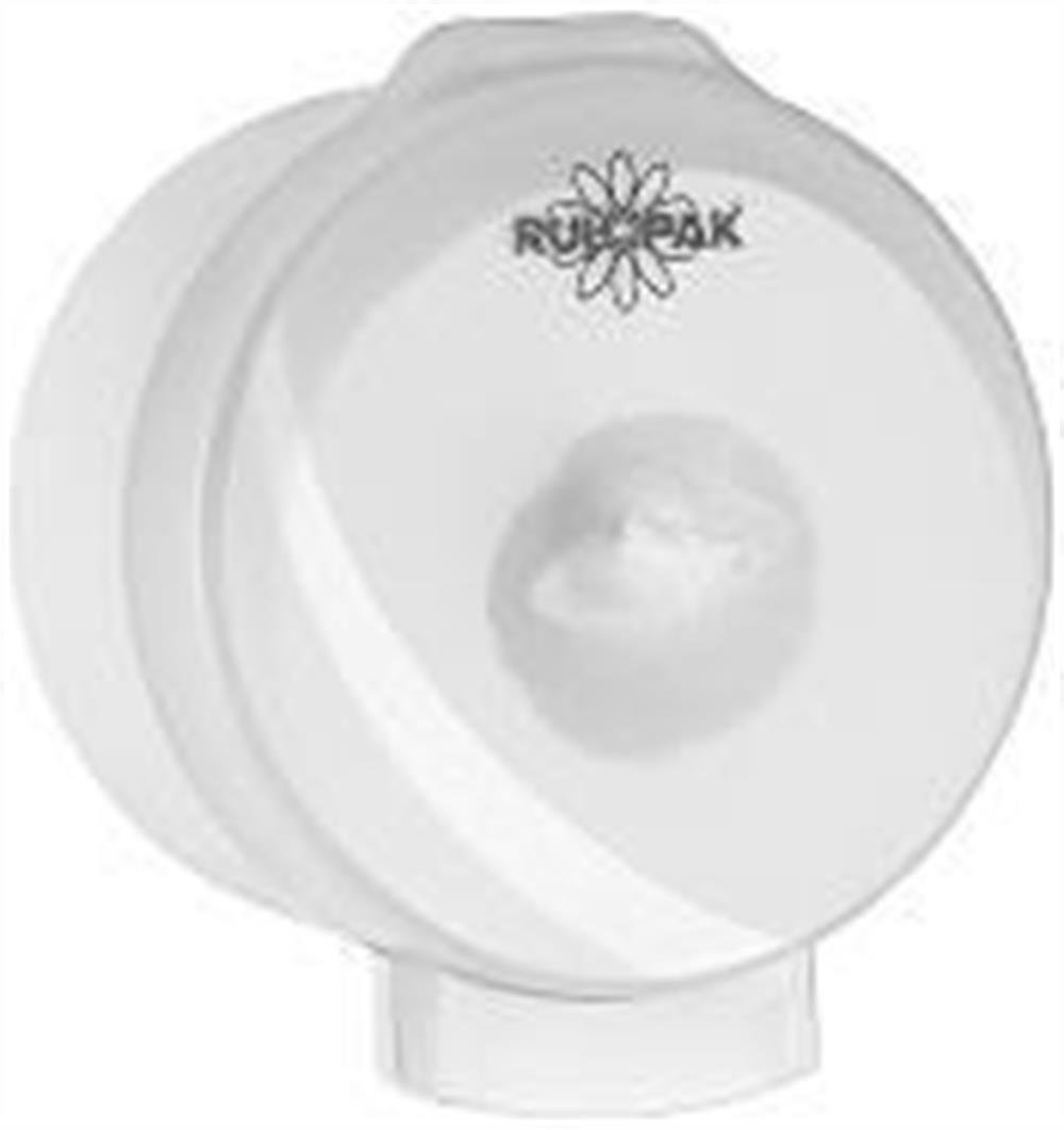 MODERN MINI ECONOMY TOILET PAPER DISPENSER (OPAQUE WHITE)