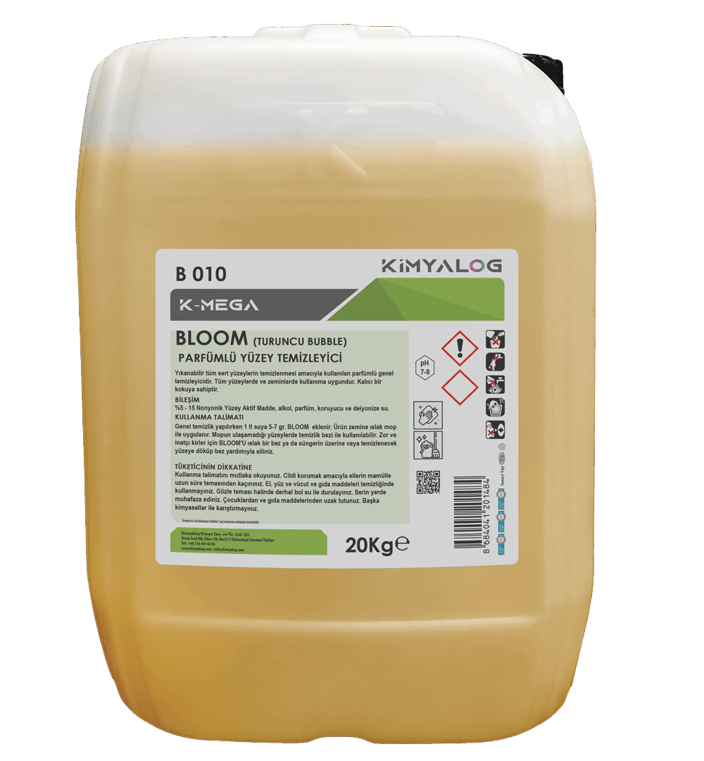 PERFUMED SURFACE CLEANER (ORANGE BUBBLE) 20 KG