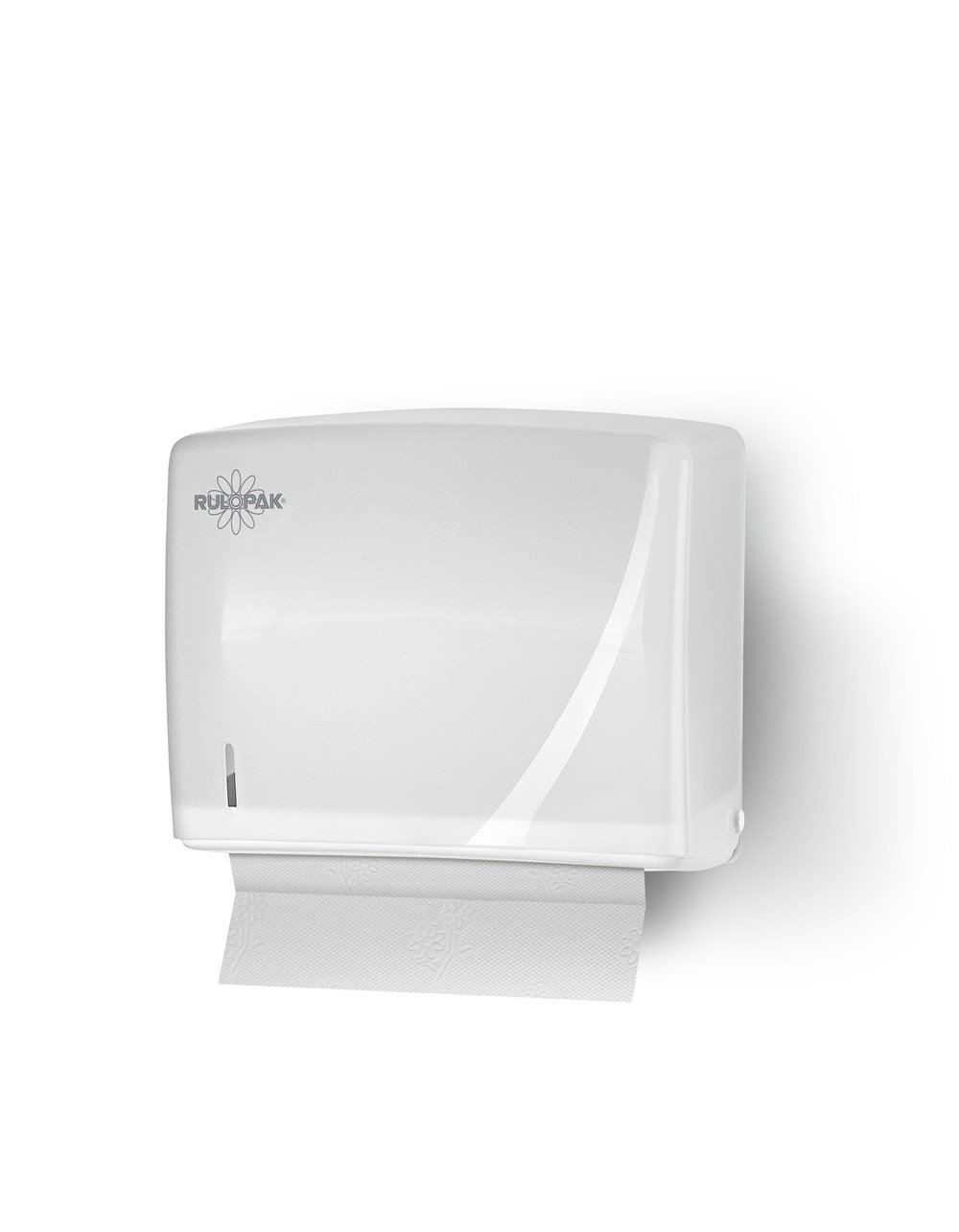 RULOPAK 303362 MODERN FOLDED HAND TOWEL DISPENSER Z-C-V 200-SHEET DEEP (WHITE)