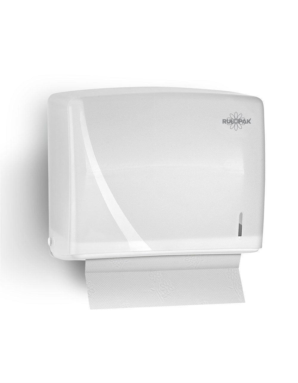 RULOPAK 303362 MODERN FOLDED HAND TOWEL DISPENSER Z-C-V 200-SHEET DEEP (WHITE) - Image 2