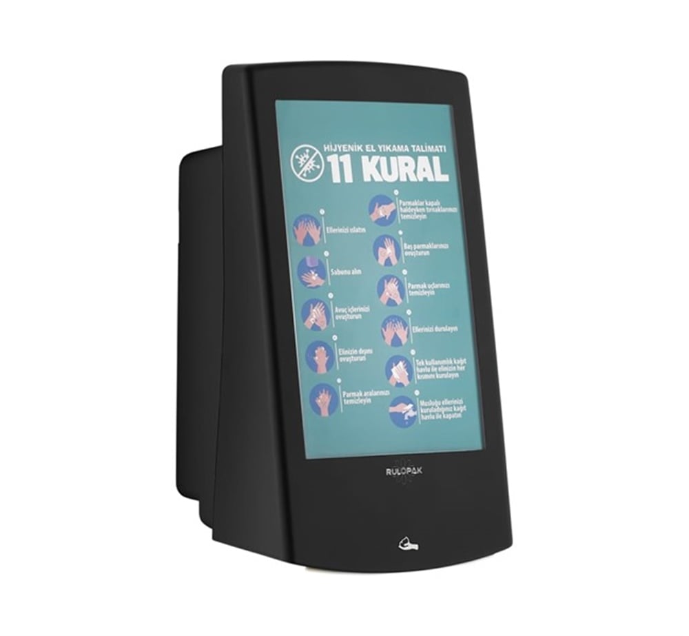 RULOPAK ADVERTISING FOAM SOAP DISPENSER 500 ML BLACK