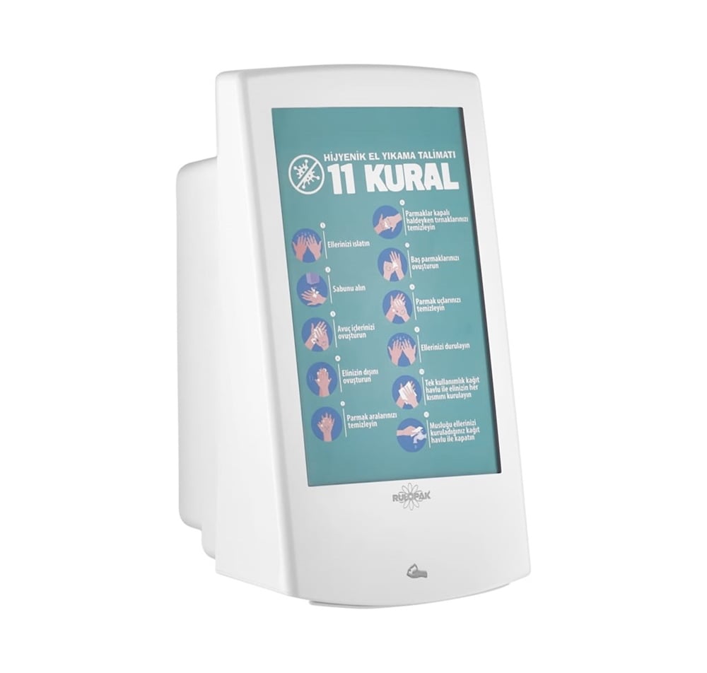 RULOPAK ADVERTISING FOAM SOAP DISPENSER 500 ML WHITE