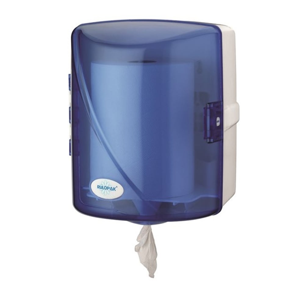 RULOPAK CENTER-PULL PAPER TOWEL DISPENSER – BLUE