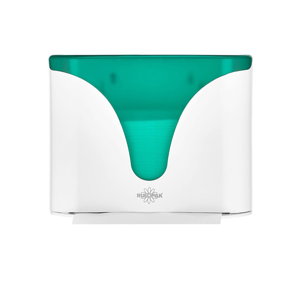 RULOPAK EAZY Z FOLD PAPER TOWEL DISPENSER 200-SHEET (GREEN)