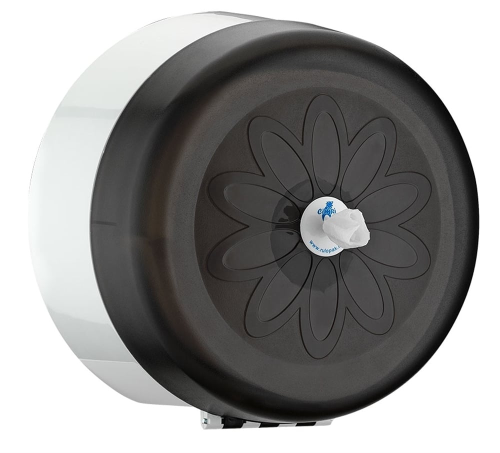 RULOPAK ECONOMY CENTER-PULL TOILET PAPER DISPENSER (SMOKE GREY)