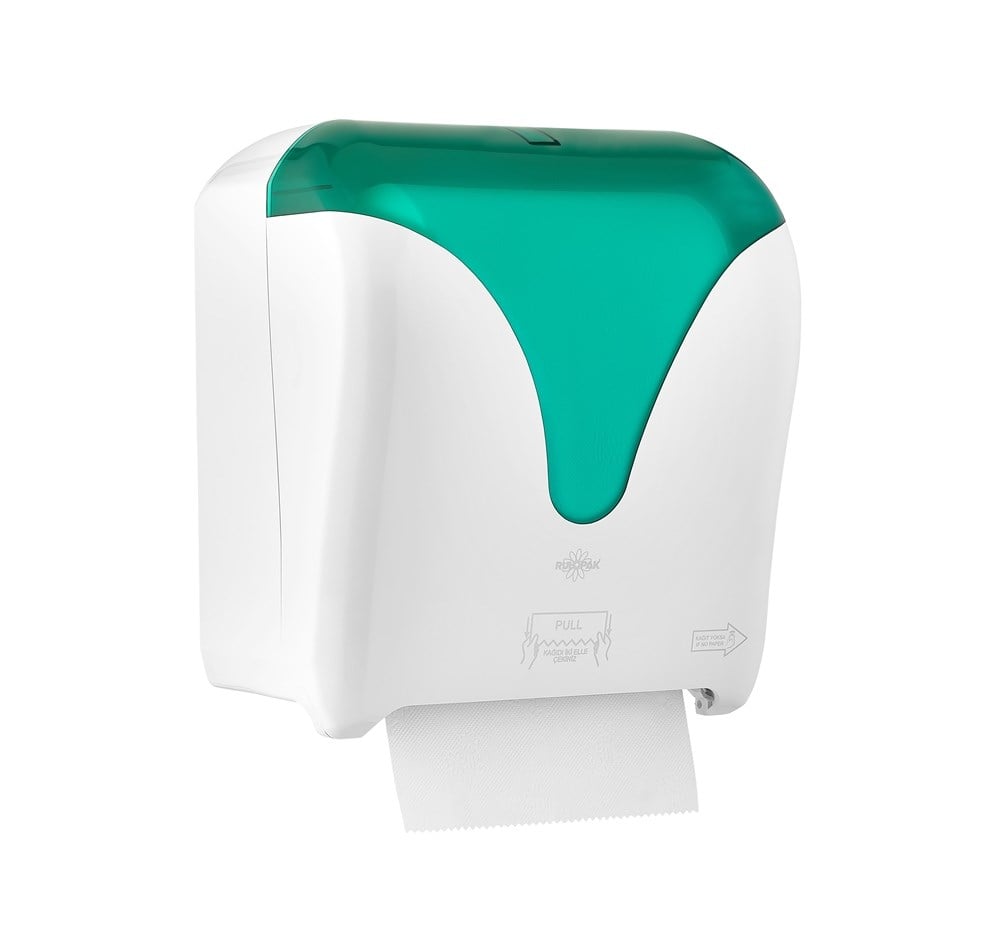 RULOPAK ELITE AUTOCUT PAPER TOWEL DISPENSER 21 CM (GREEN)
