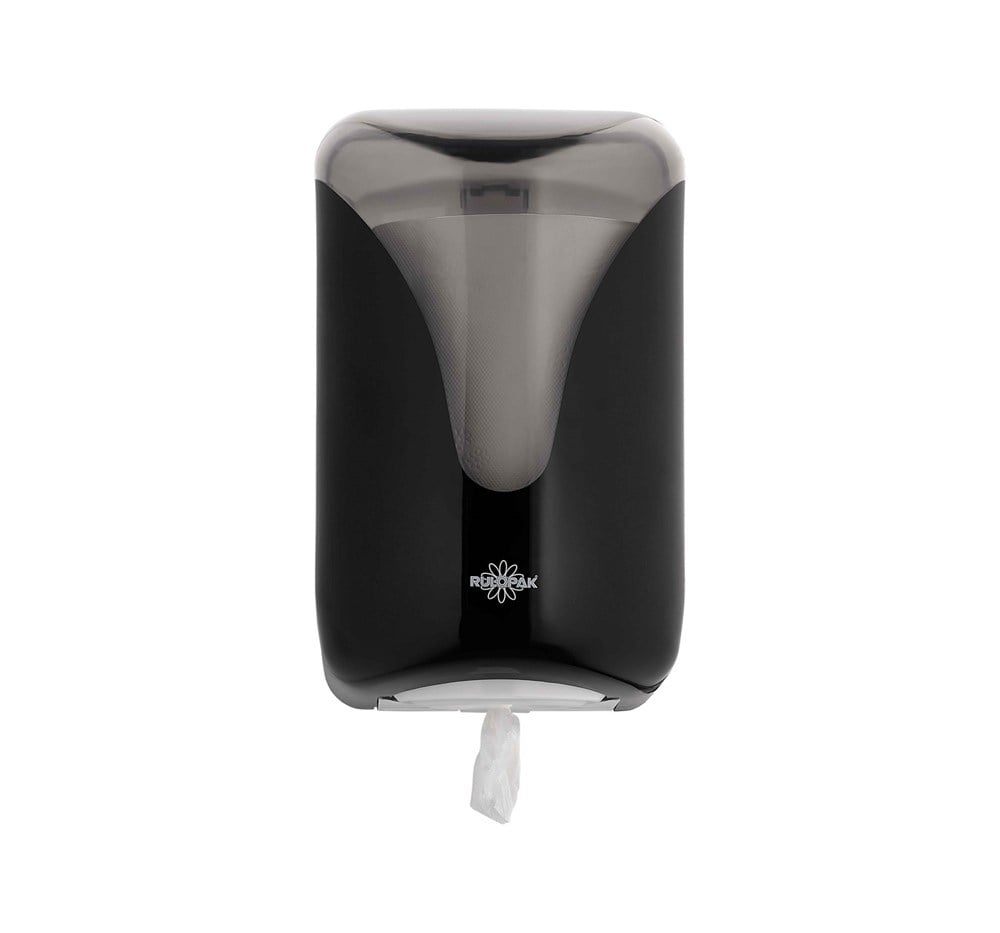 RULOPAK ELITE CENTER-PULL PAPER TOWEL DISPENSER NON-PERFORATED (BLACK)