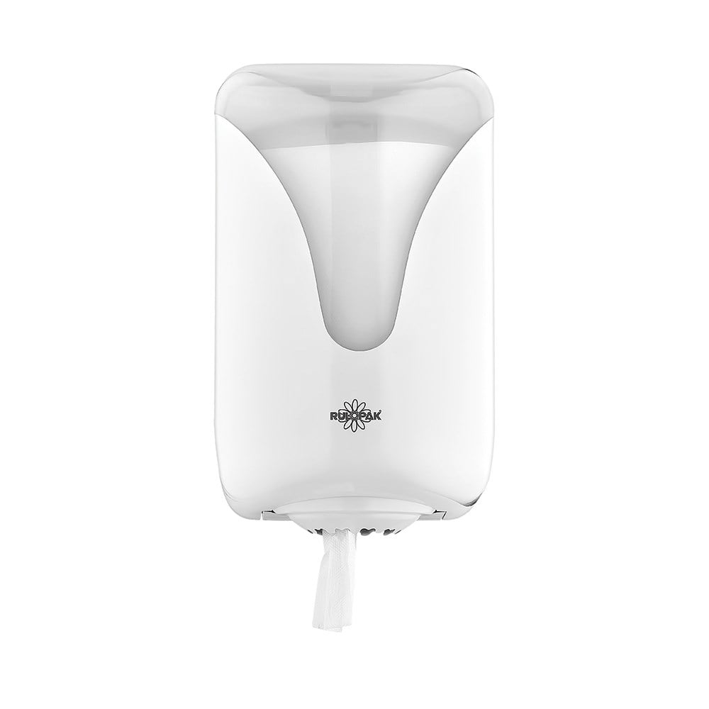 RULOPAK ELITE CENTER-PULL PAPER TOWEL DISPENSER (WHITE)
