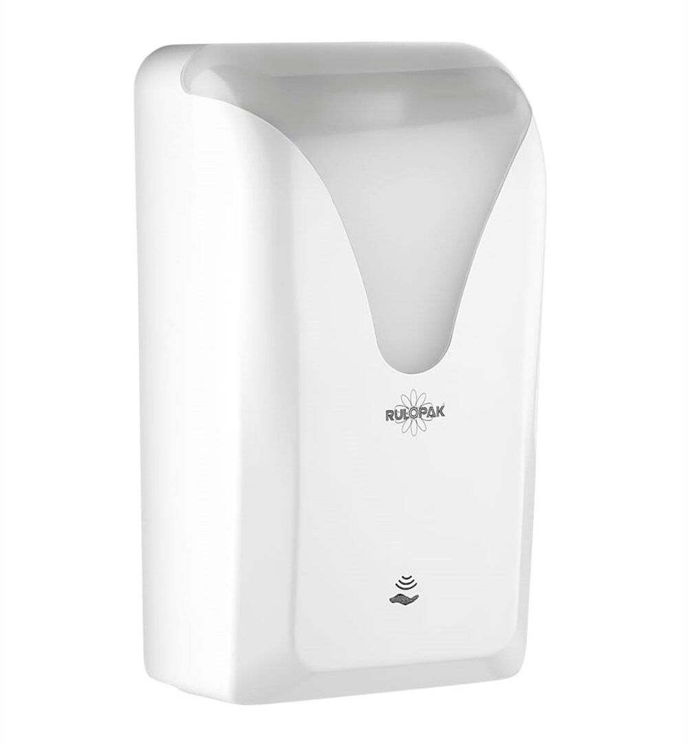 RULOPAK ELITE SENSOR SOAP DISPENSER WHITE (WITH ADAPTER)