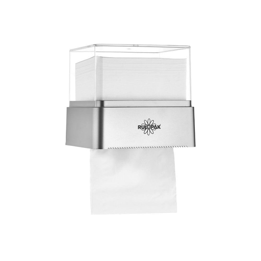 RULOPAK HYBRID TOILET PAPER DISPENSER – SILVER