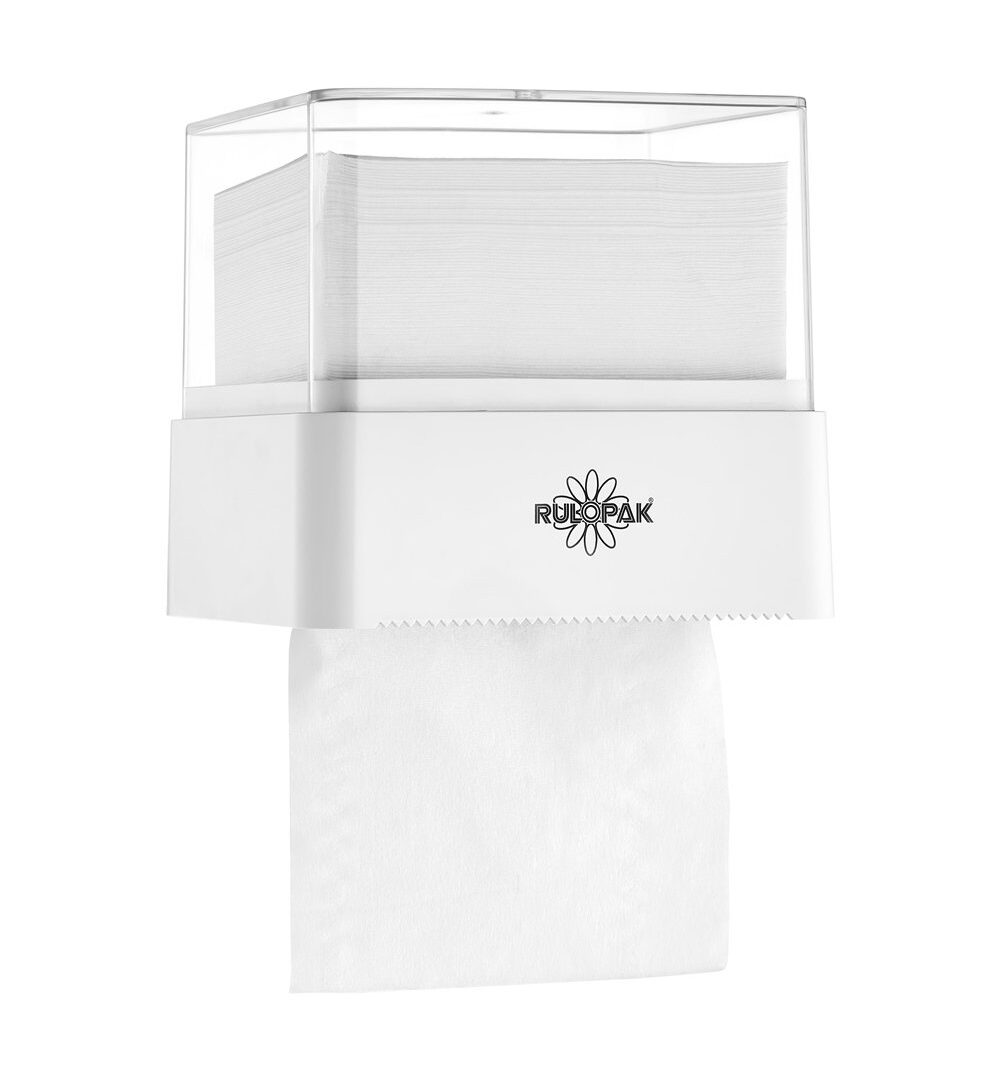 RULOPAK HYBRID TOILET PAPER DISPENSER – WHITE