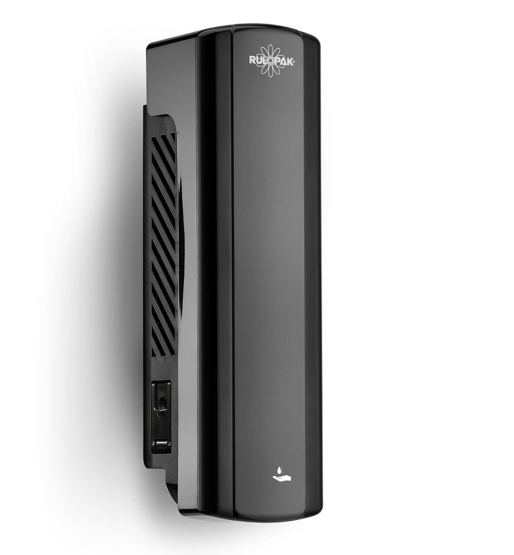 RULOPAK MANUAL CLASSIC LIQUID SOAP & SHAMPOO DISPENSER 350 ML BLACK