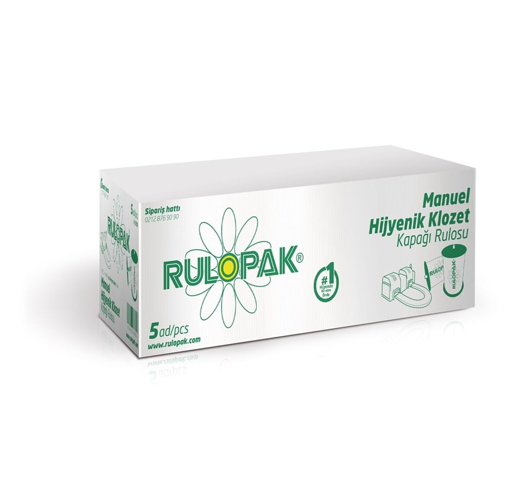 RULOPAK MANUAL HYGIENIC TOILET SEAT ROLL