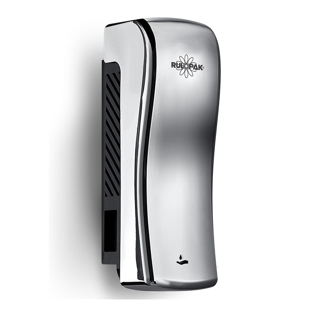 RULOPAK MANUAL S MODEL LIQUID SOAP & SHAMPOO DISPENSER 350 ML CHROME