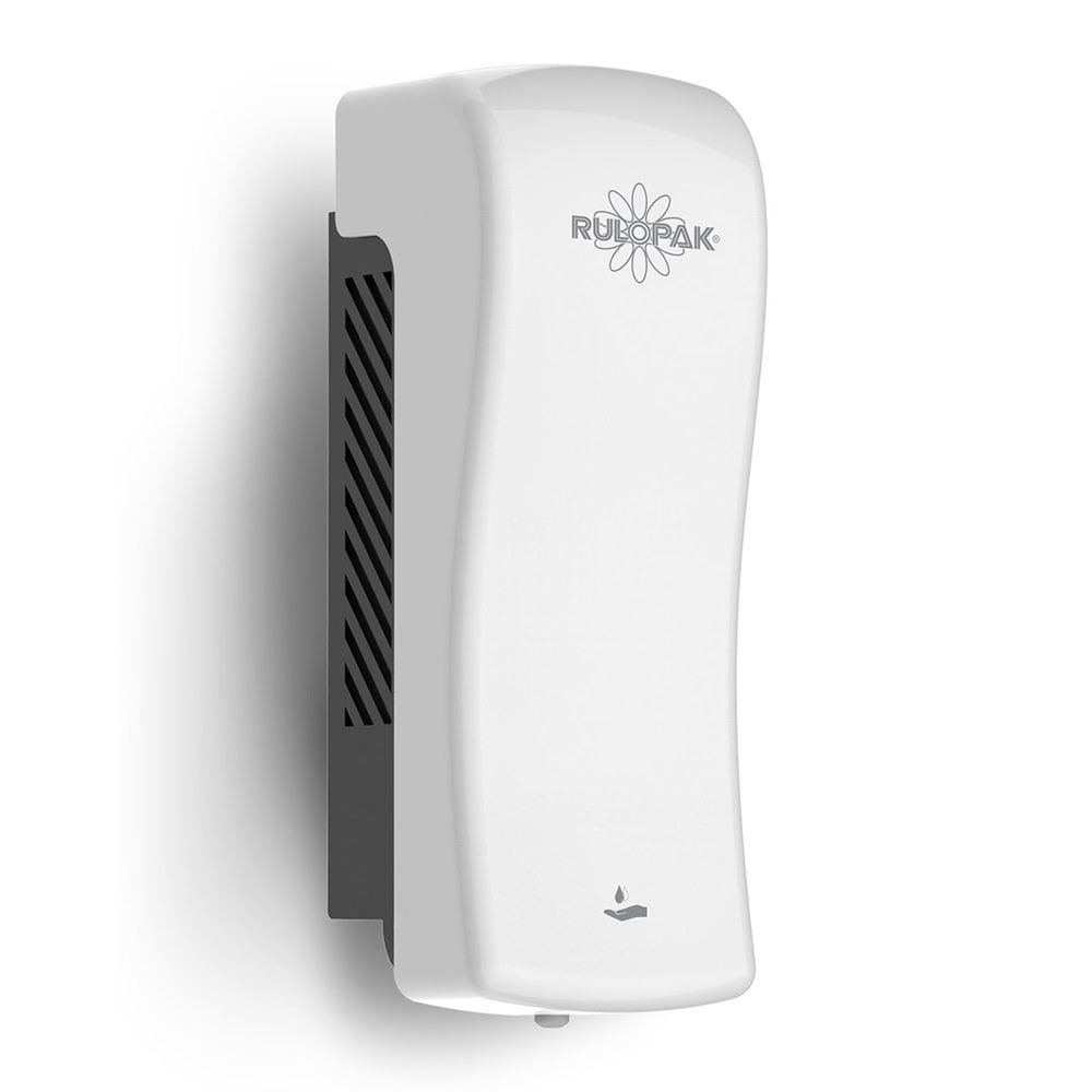 RULOPAK MANUAL S MODEL LIQUID SOAP & SHAMPOO DISPENSER 800 ML WHITE