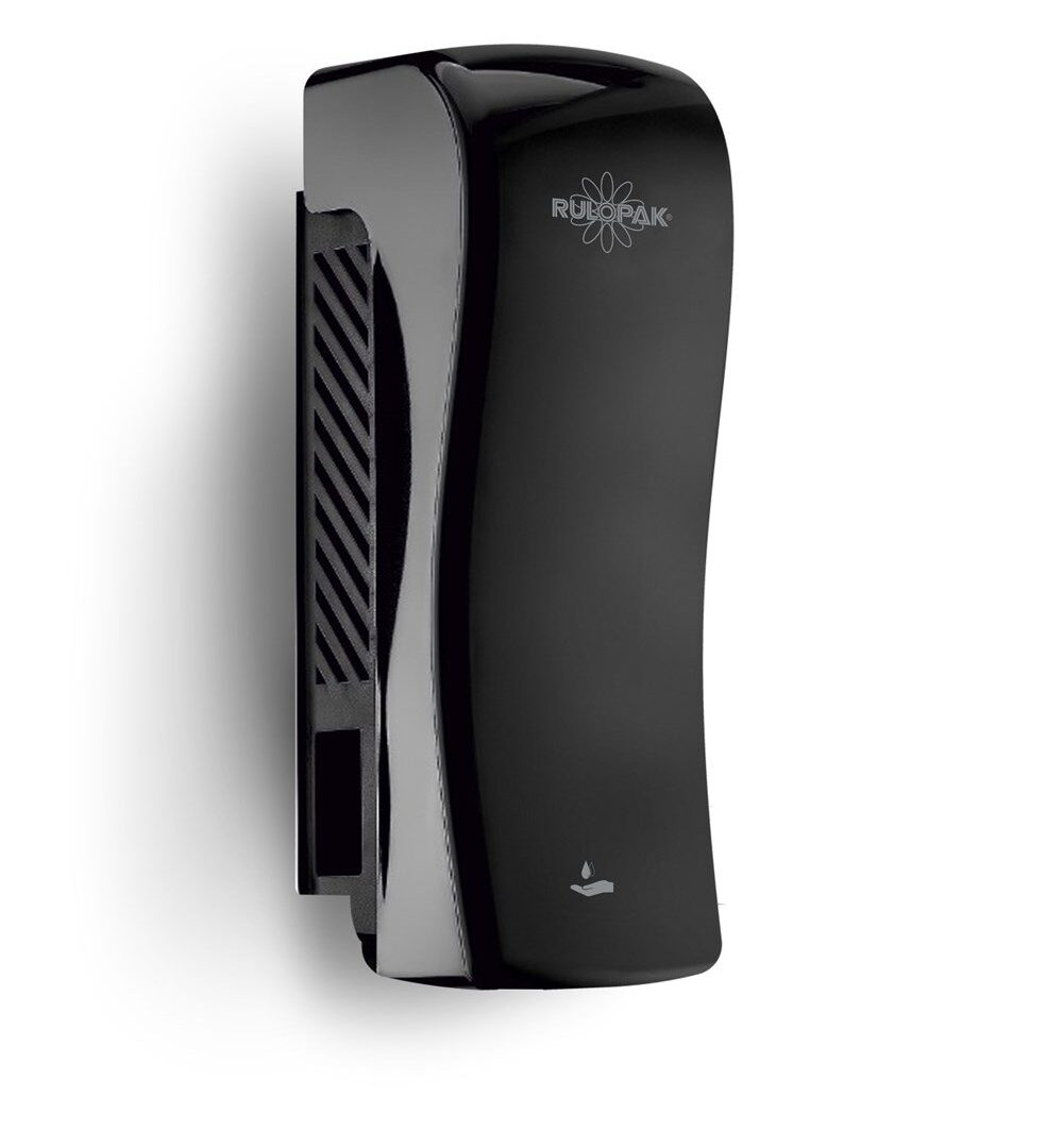 RULOPAK MANUAL S MODEL LIQUID SOAP & SHAMPOO DISPENSER 800 ML – BLACK