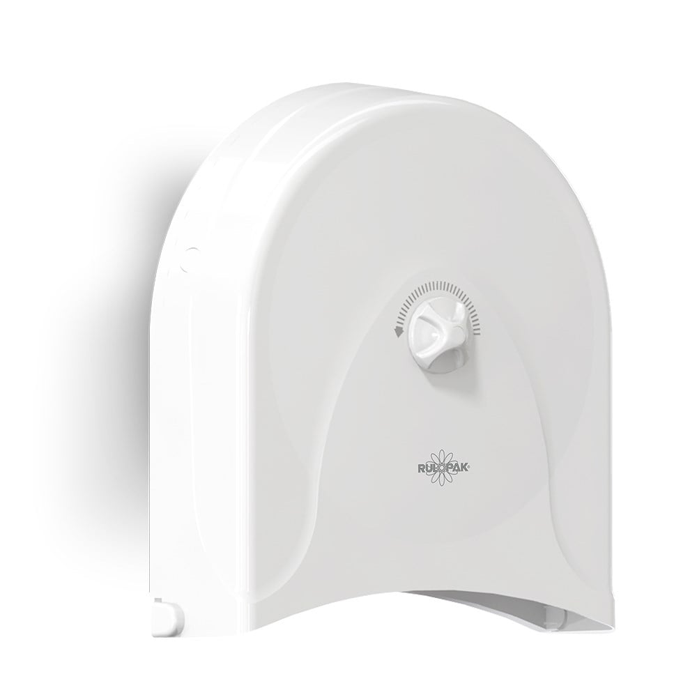 RULOPAK MEGA JUMBO TOILET PAPER DISPENSER WHITE