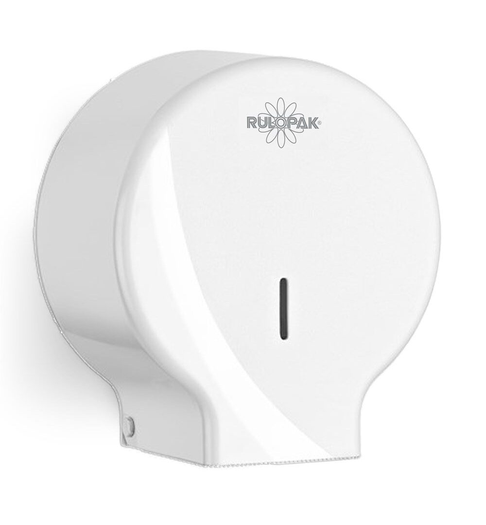 RULOPAK MODERN MINI JUMBO TOILET PAPER DISPENSER – WHITE