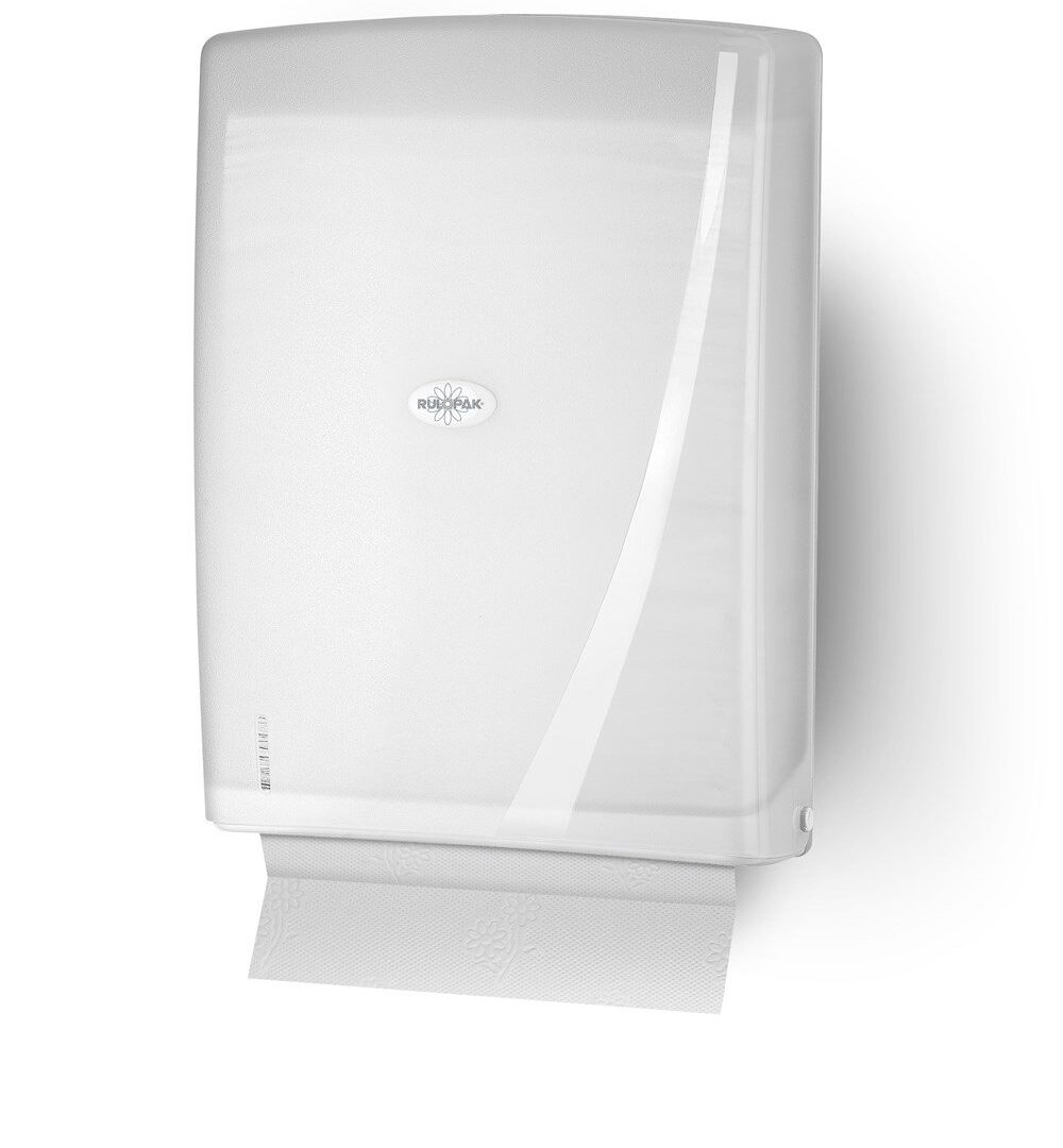 RULOPAK MODERN Z FOLD PAPER TOWEL DISPENSER 400’S WHITE