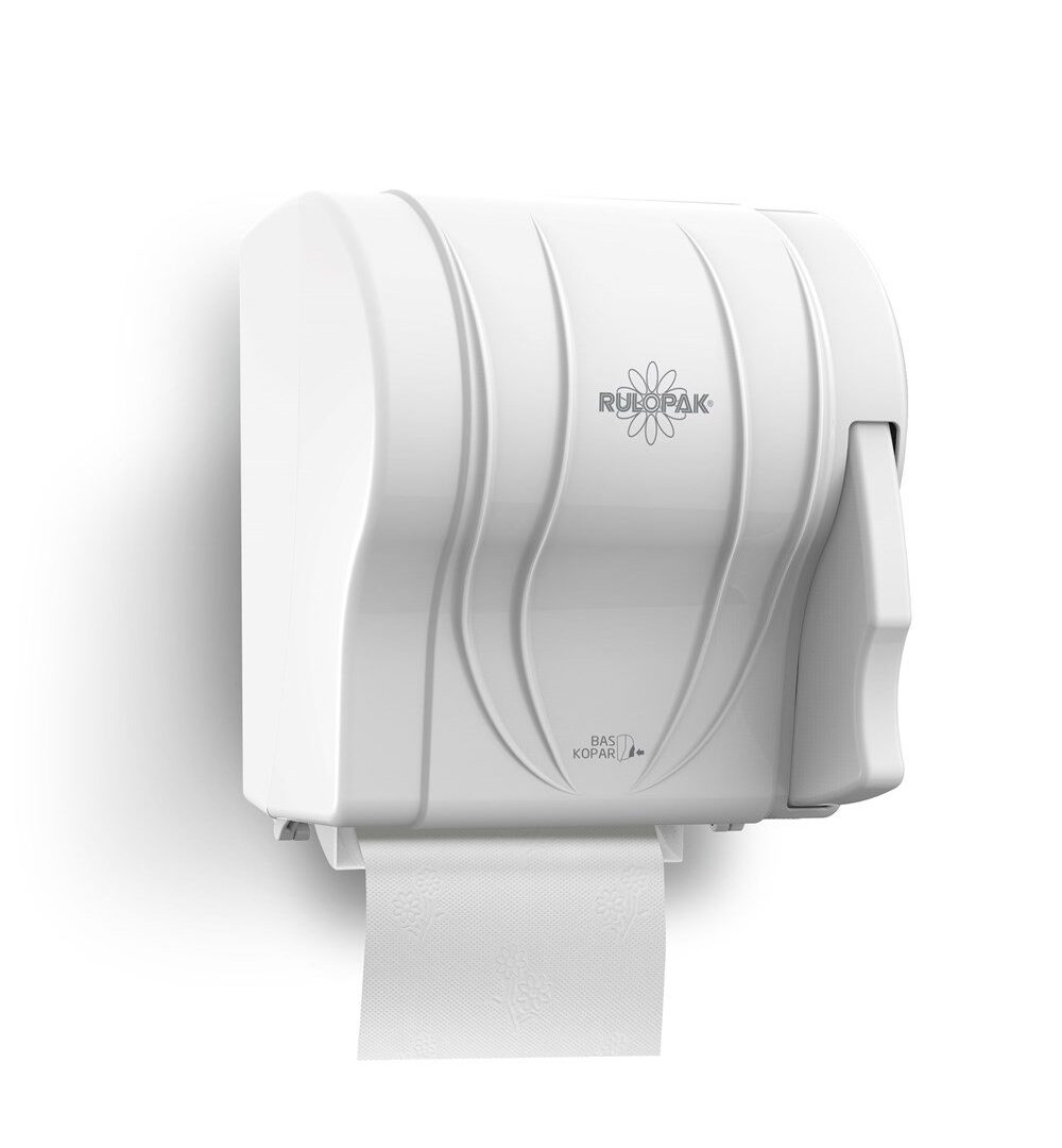 RULOPAK PUSH-AND-CUT PAPER TOWEL DISPENSER 21 CM (WHITE)