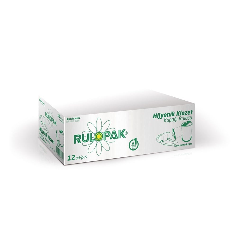 RULOPAK SENSOR HYGIENIC TOILET SEAT ROLLS 12-PACK