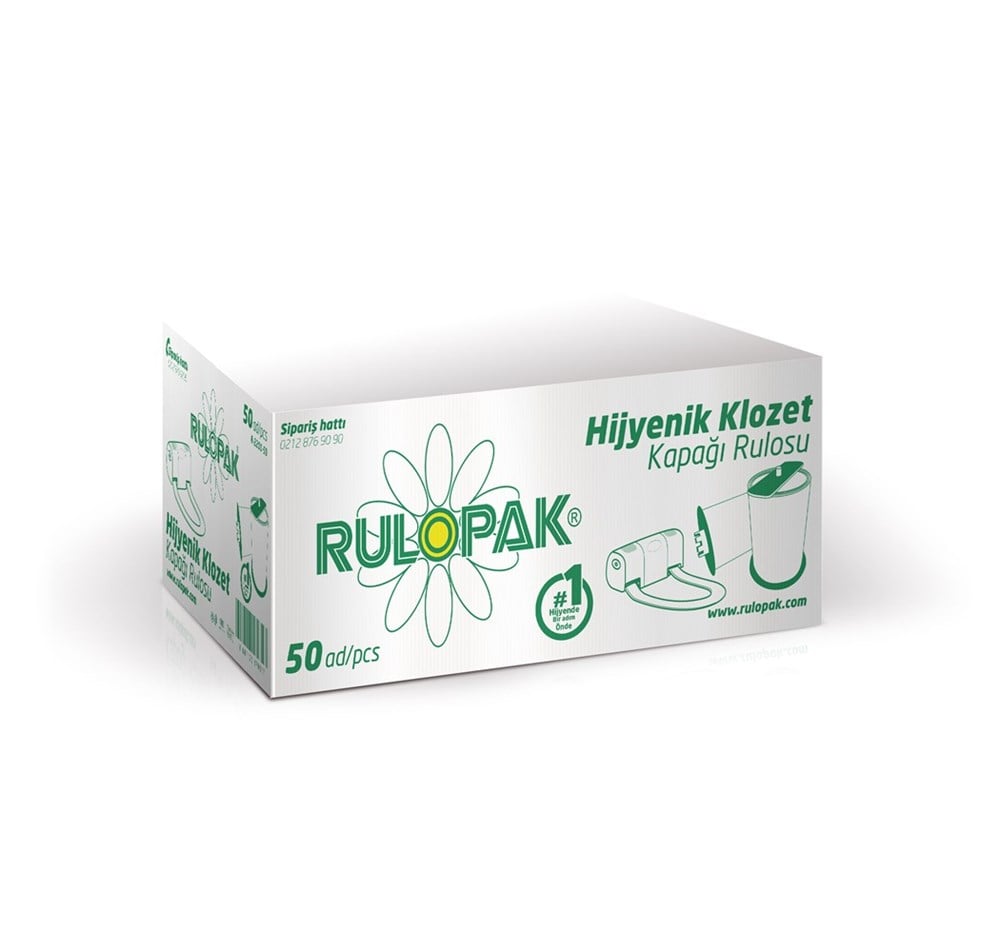 RULOPAK SENSOR HYGIENIC TOILET SEAT ROLLS 50-PACK