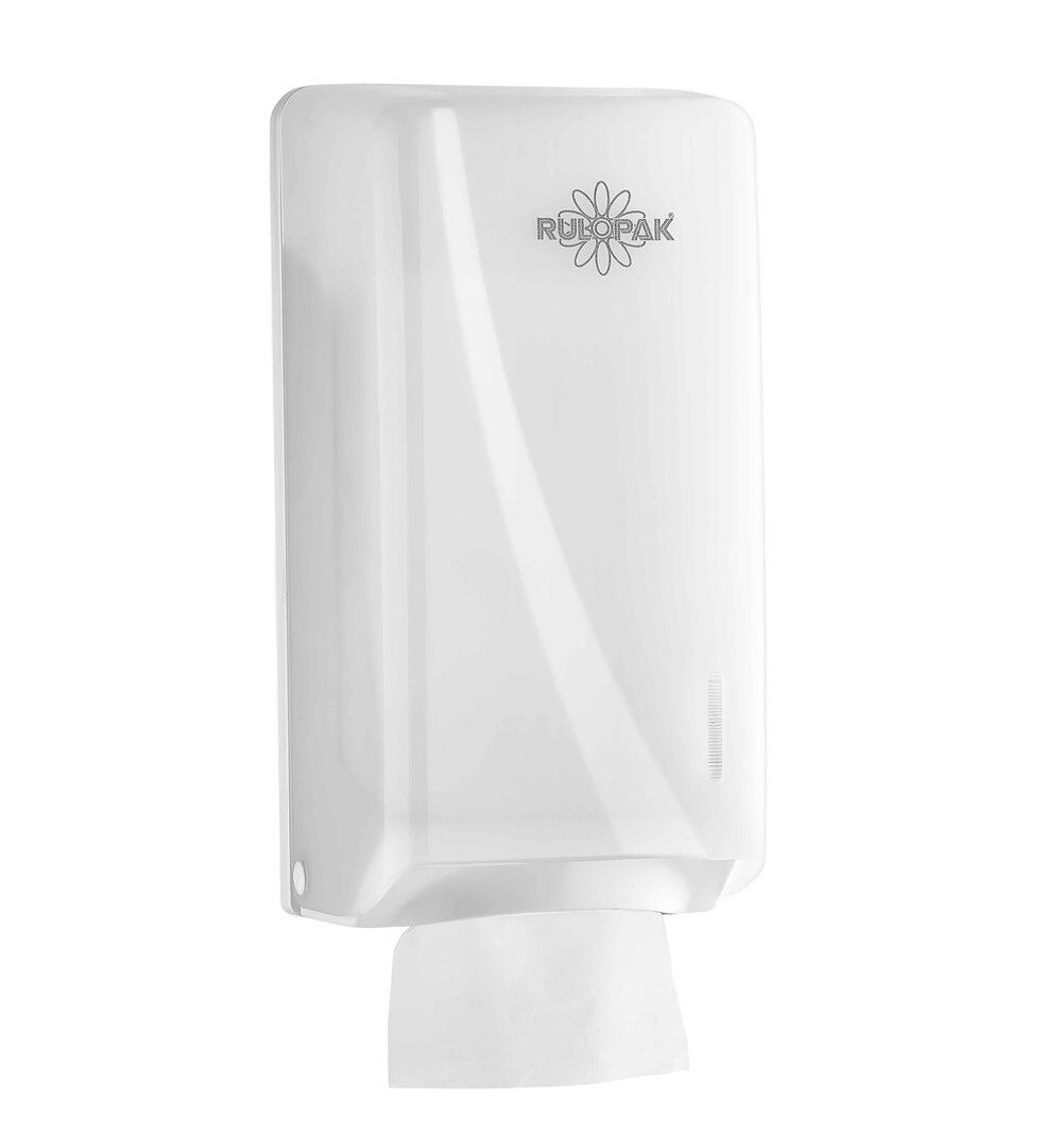 RULOPAK TEKCEK MAXI TOILET PAPER DISPENSER – TRANSPARENT WHITE