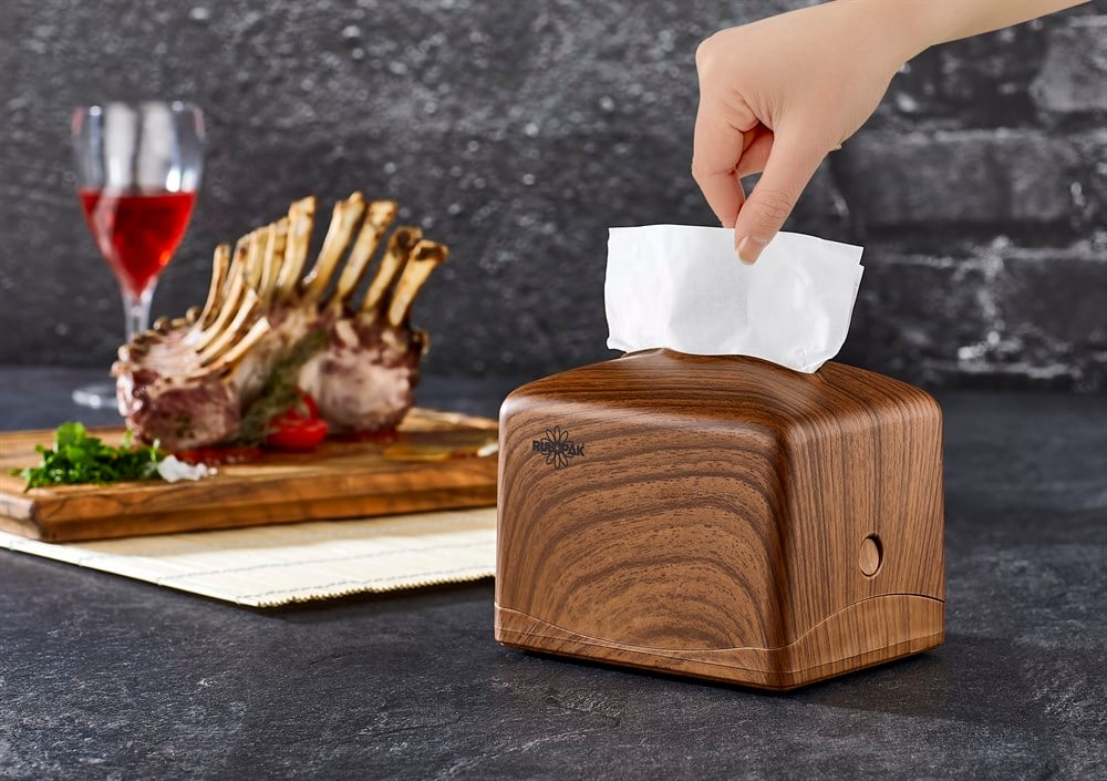 RULOPAK TEKCEK MINI NAPKIN DISPENSER WALNUT - Image 2