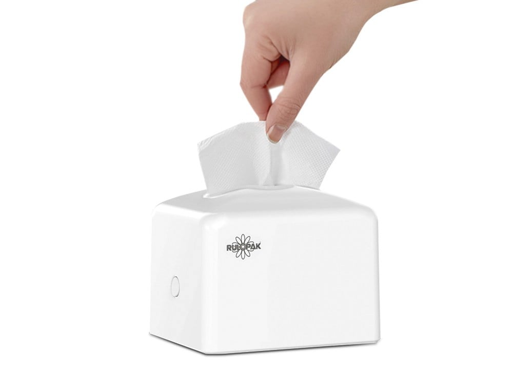 RULOPAK TEKCEK MINI NAPKIN DISPENSER WHITE - Image 2