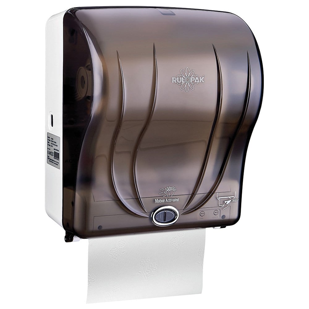 RULOPAK TOUCHLESS PAPER TOWEL DISPENSER 21 CM SMOKE