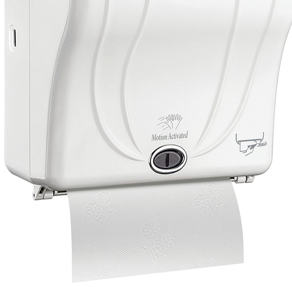 RULOPAK TOUCHLESS PAPER TOWEL DISPENSER 21 CM WHITE - Image 2