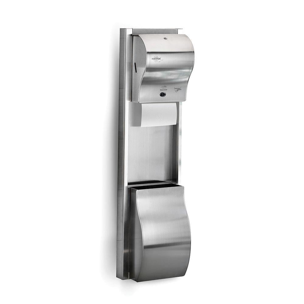 STAINLESS STEEL BUILT-IN COMBINED TOWEL DISPENSER – SET (RECESSED TYPE)