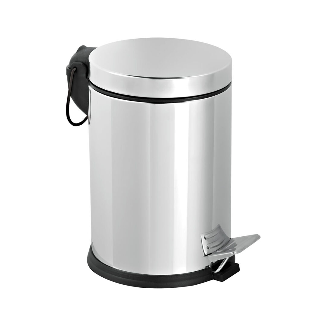 CHROME PEDAL WASTE BINS