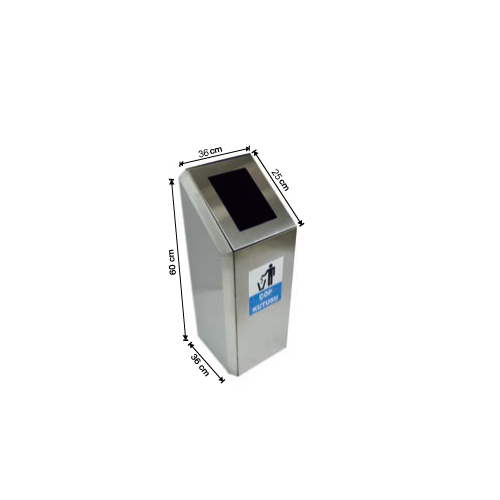 ELLIPSE TRASH CAN 36 LTR