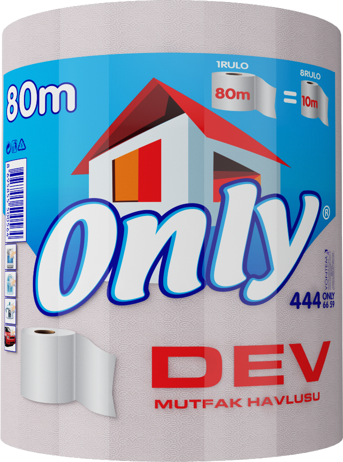 ONLY GIANT ROLL TOWEL 80M