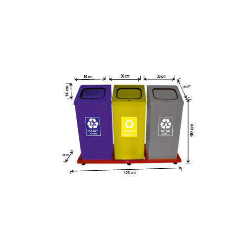 PAINTED RECYCLING UNIT