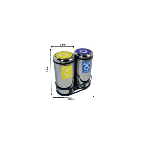 ROTATING LID RECYCLING UNIT 430 QUALITY WITH MESH